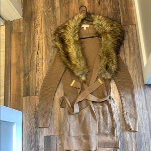 Michael Kors - Long knit cardigan sweater.